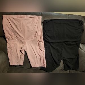 Maternity bike shorts